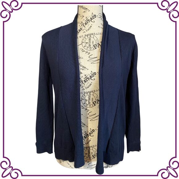 Zara Knitwear Winter Collection Black Open Cardigan XS - Picture 1 of 7